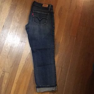 Levi’s too super low 524 capris